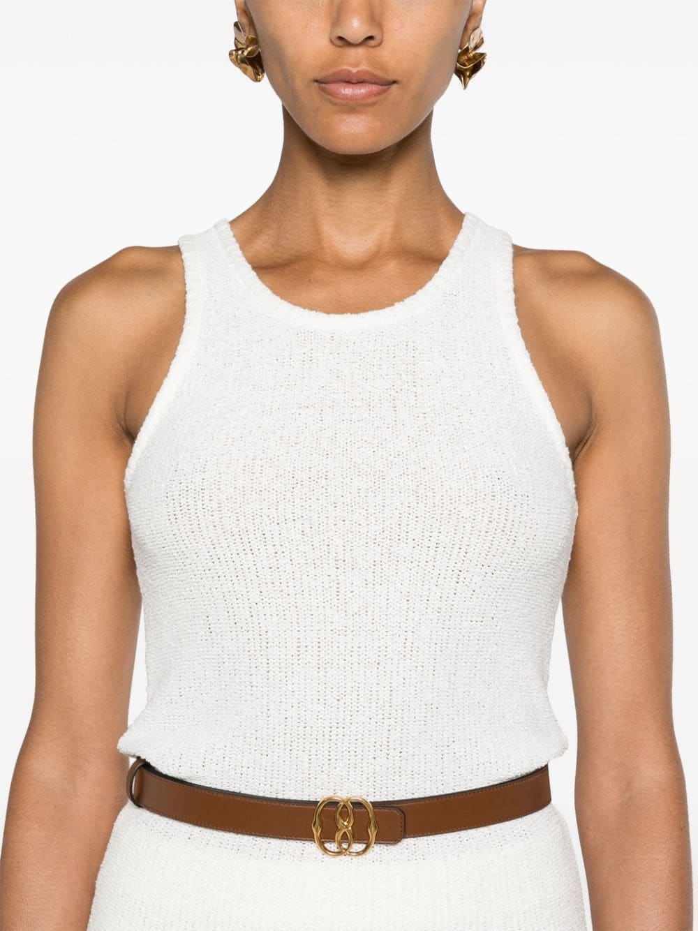 bouclÃ© knit tank top - 5