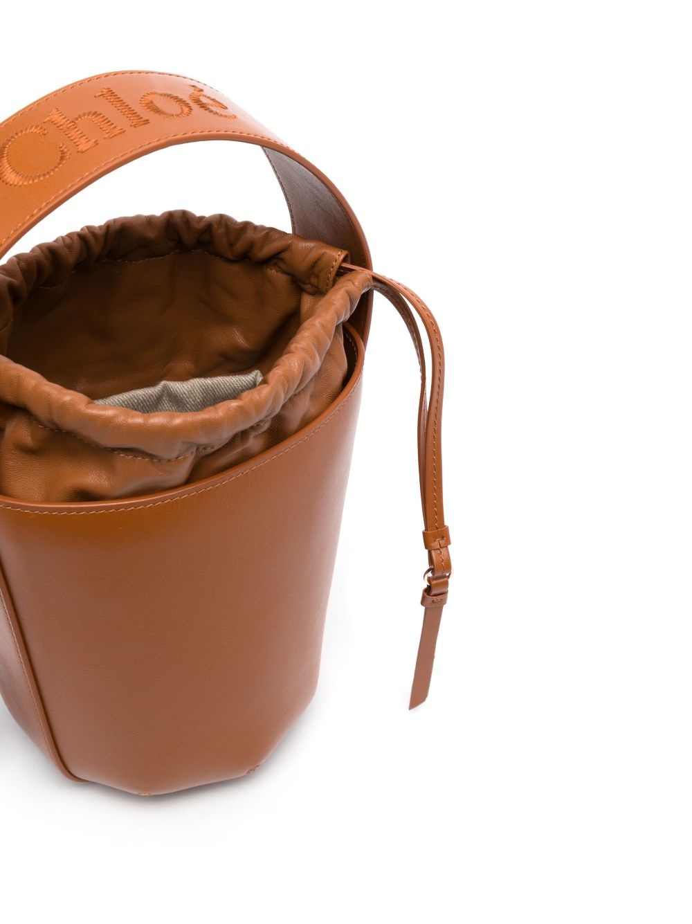 Sense leather bucket bag - 5