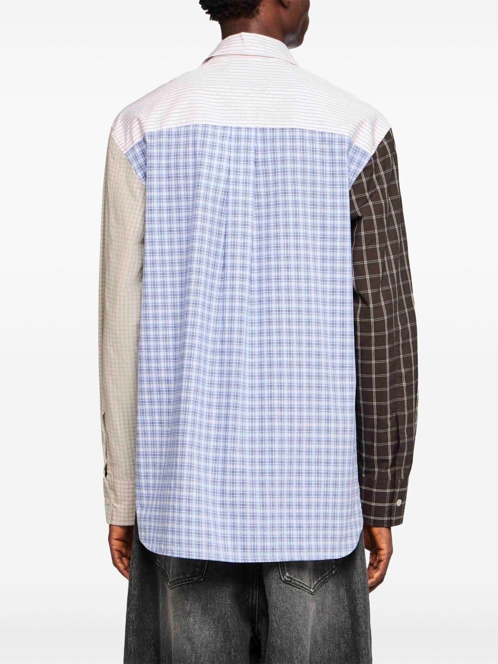 Patchwork design shirt - 2