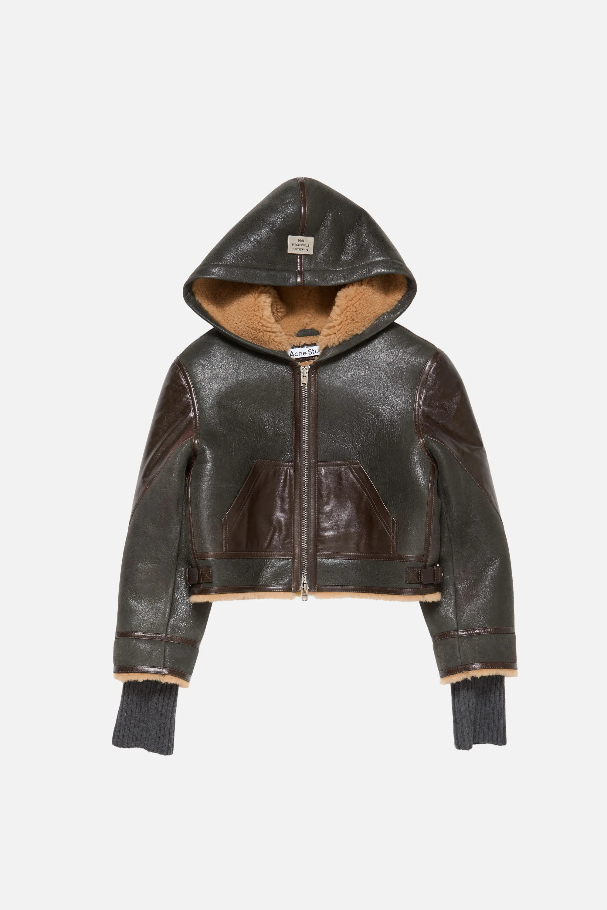 Shearling jacket - Brown/beige - 6