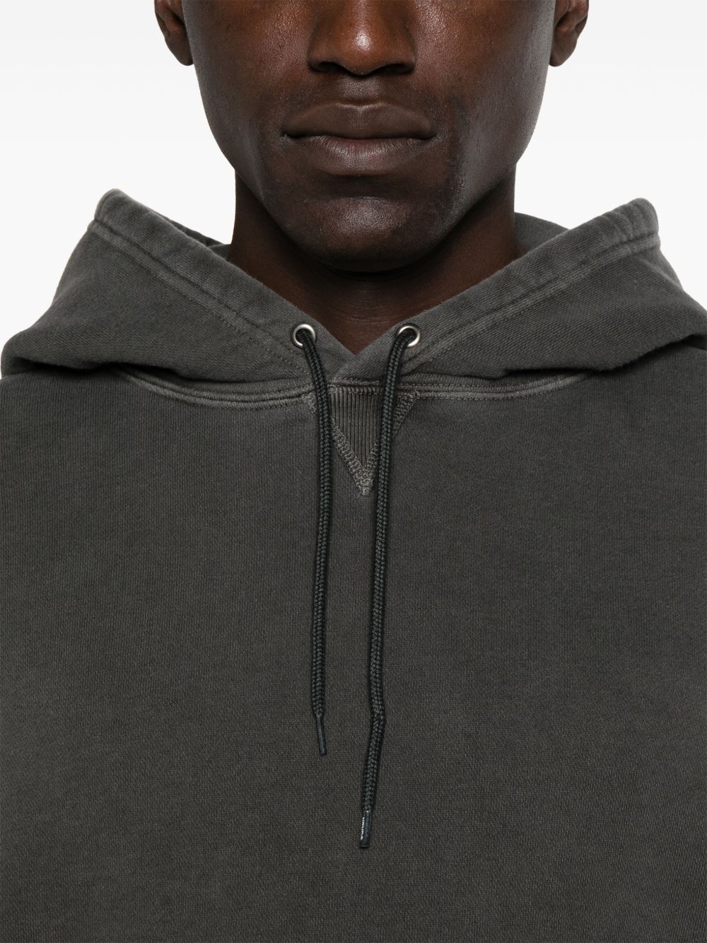 dyed sweat hoodie - 5