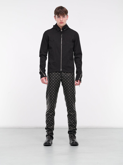 M.A+ Silver Cross Leather Trousers outlook