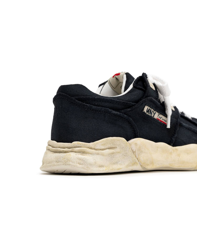 "PARKER" OG Sole Vintage Effect Embroidered Canvas Low-top Sneaker 9