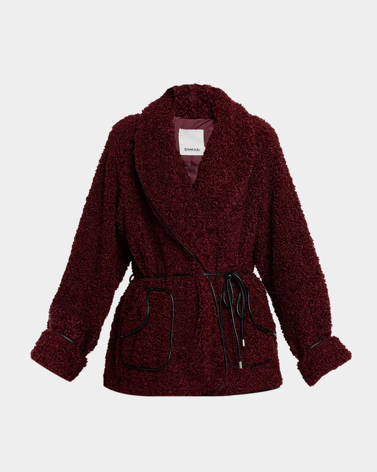 Kimia Tie Waist Sherpa Jacket - 1
