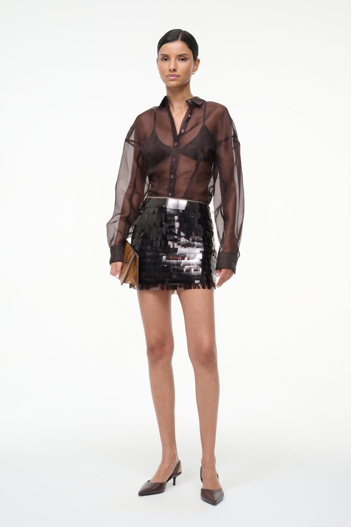 STAUD MAX SKIRT EARTH - 3