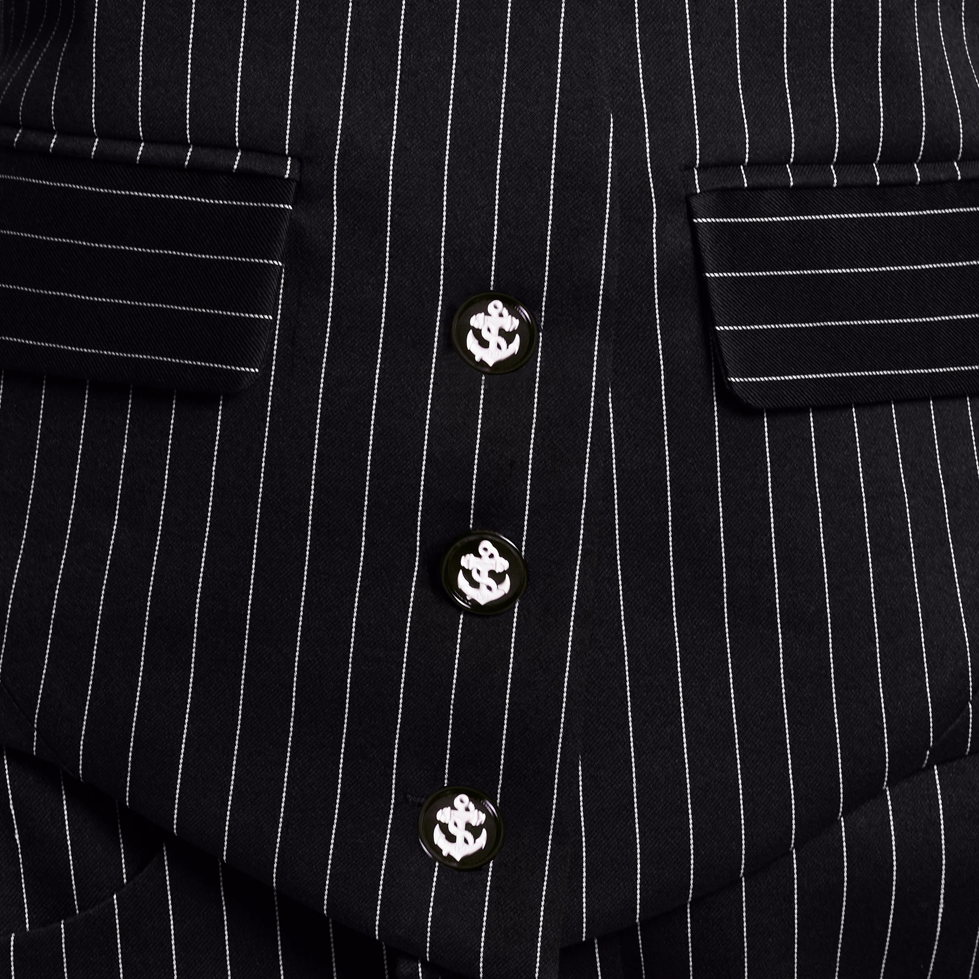 Tailored Pinstripe Waistcoat - 2