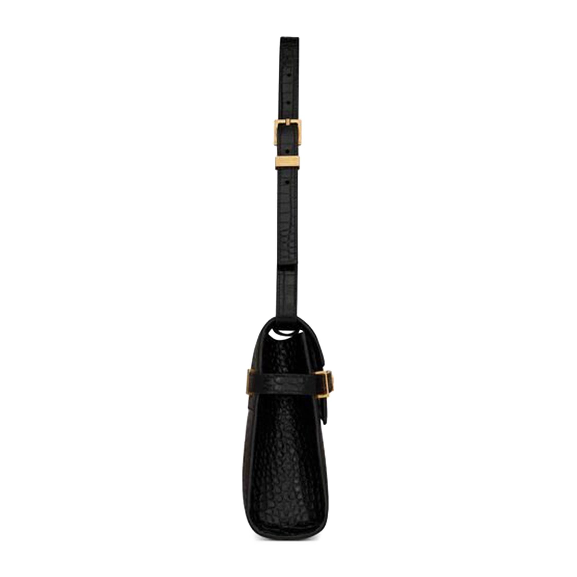 Saint Laurent Manhattan Small Shoulder Bag 'Black' - 3