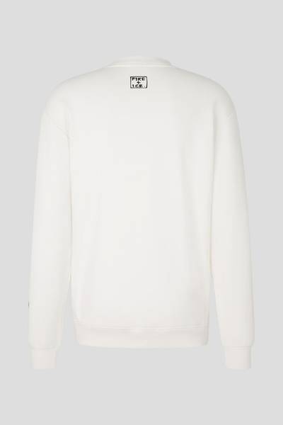 BOGNER Hunt Sweatshirt in Off-white/Black outlook