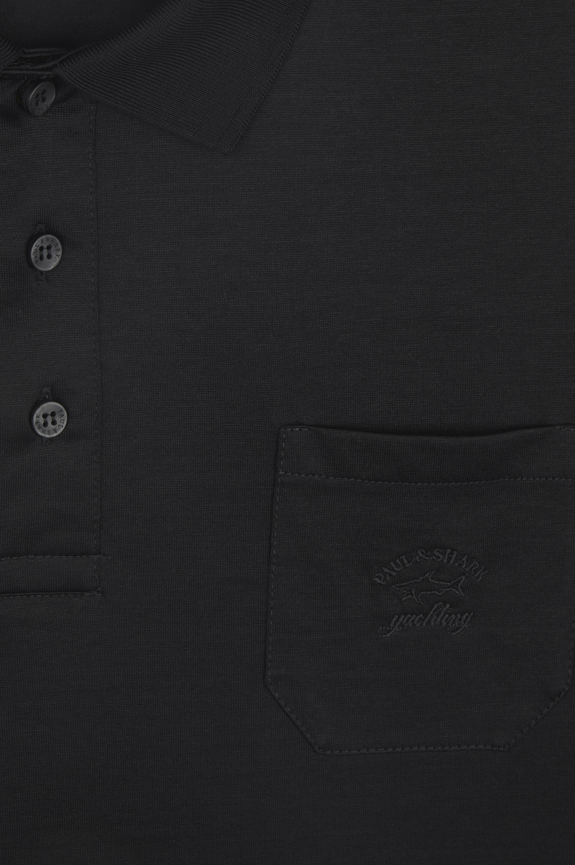 COTTON JERSEY POLO SHIRT WITH EMBROIDERED LOGO - 5