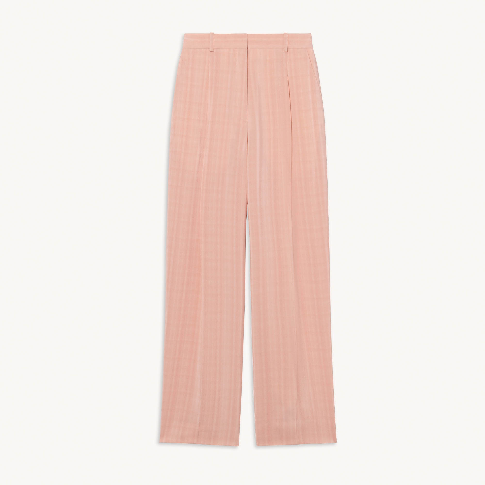 Straight pants with pleats - 1