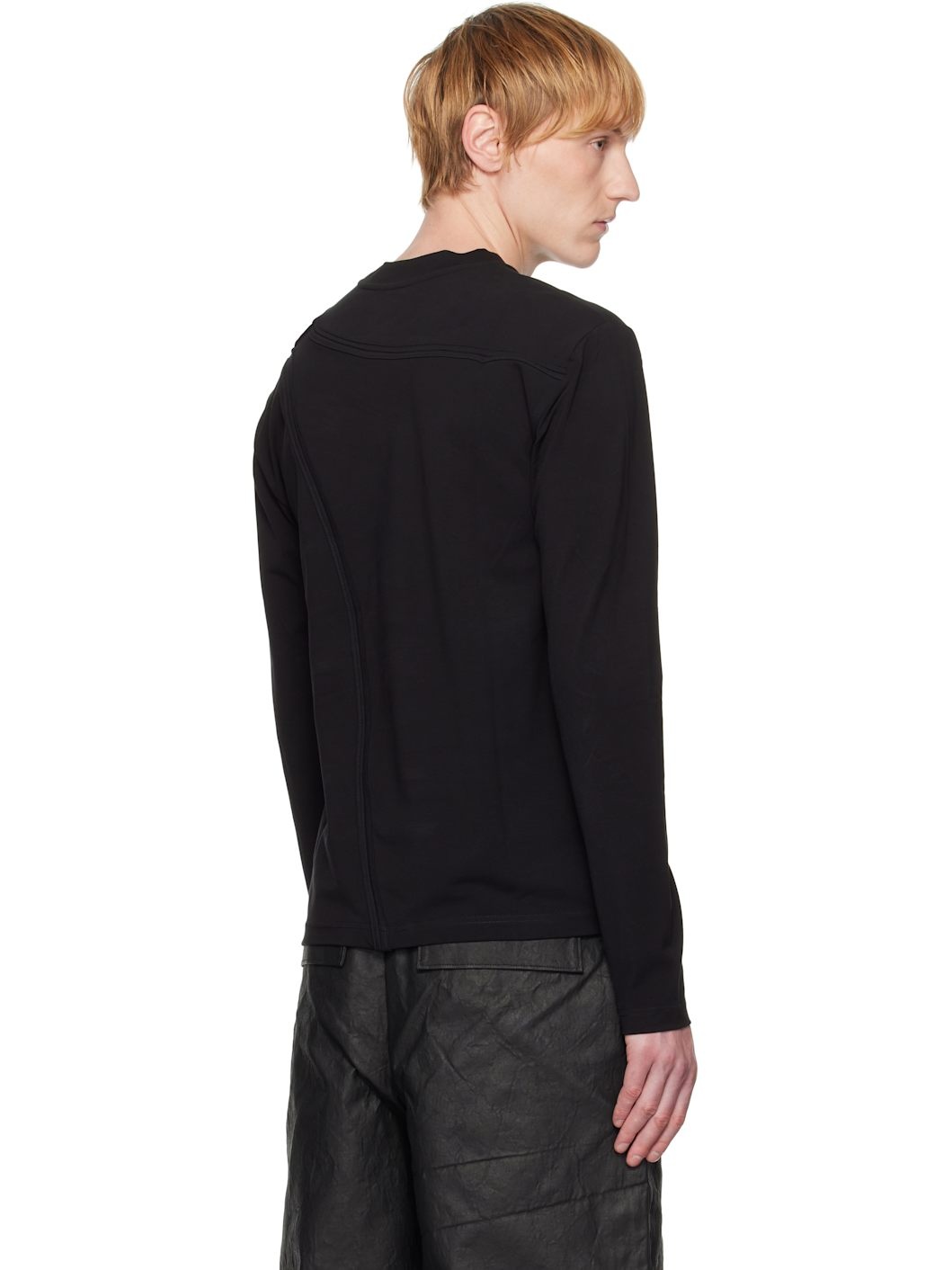 Black Pleistos Long Sleeve T-shirt - 3