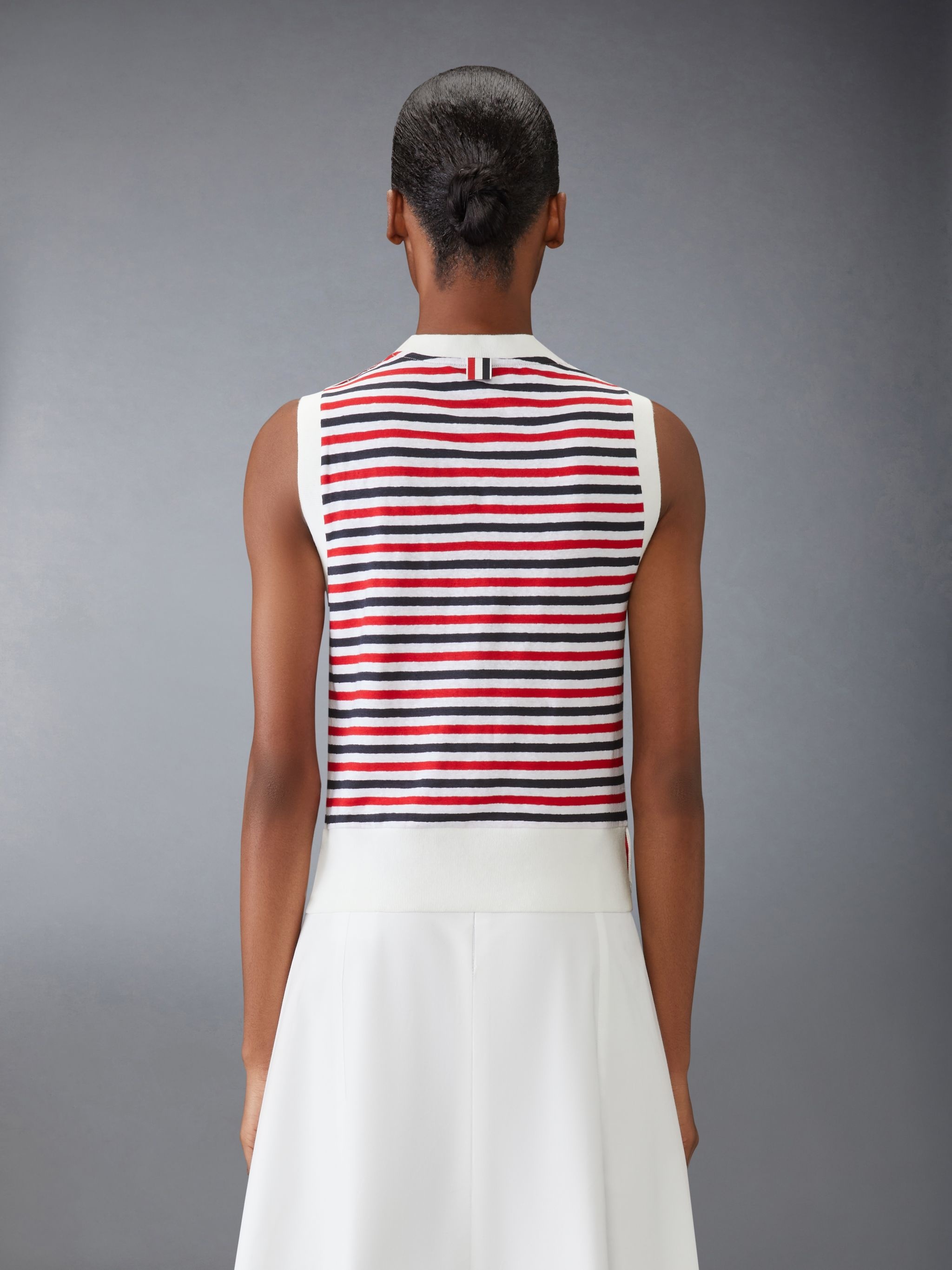 LINEN JERSEY SHELL TOP - 2