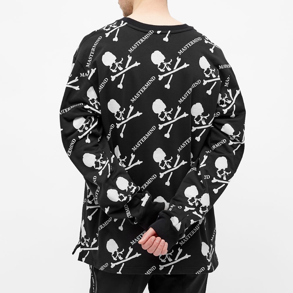 MASTERMIND WORLD All Over Skull Long Sleeve Tee - 4