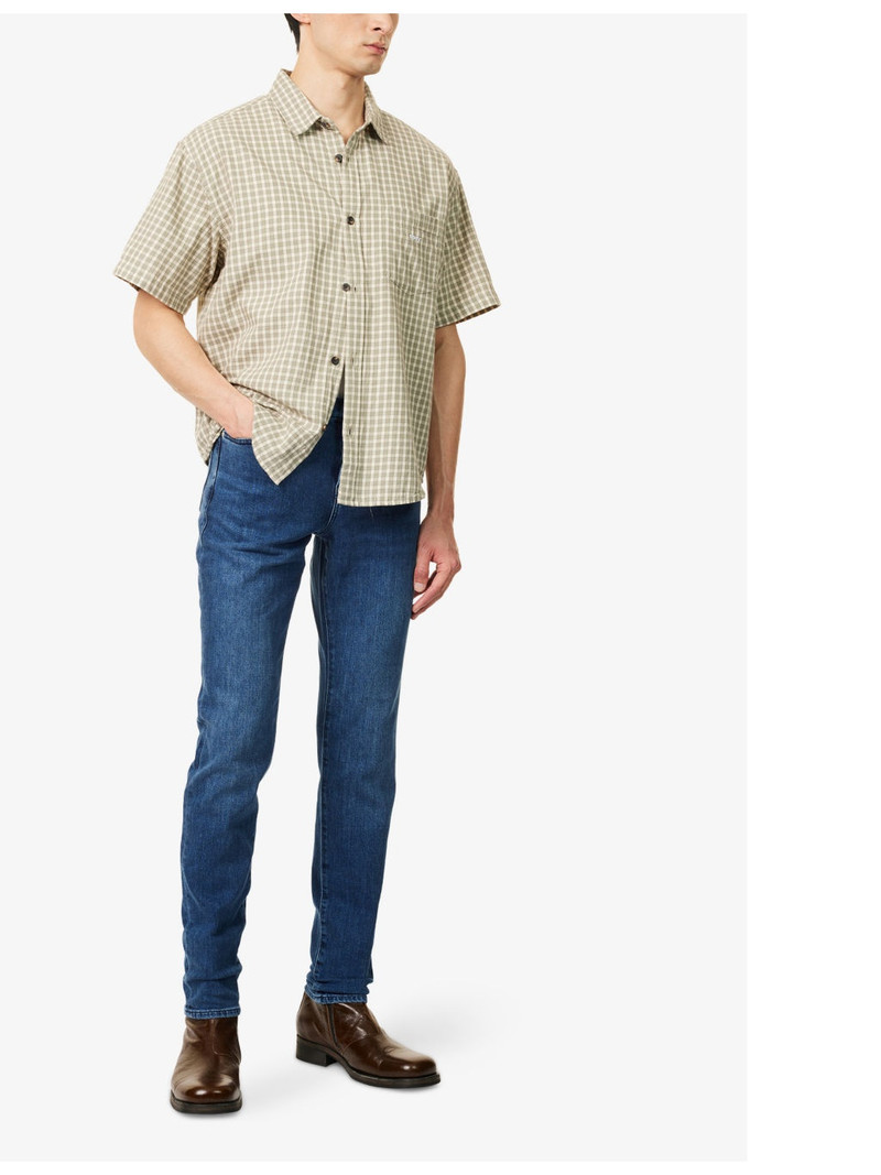 FRAME L'homme Athletic slim-fit stretch-denim jeans outlook