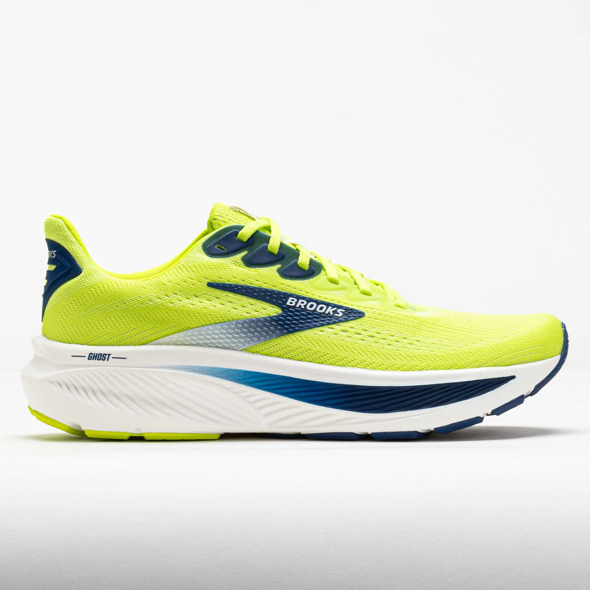 Brooks Ghost 17 Men's Acid Lime/Navy/White - 1