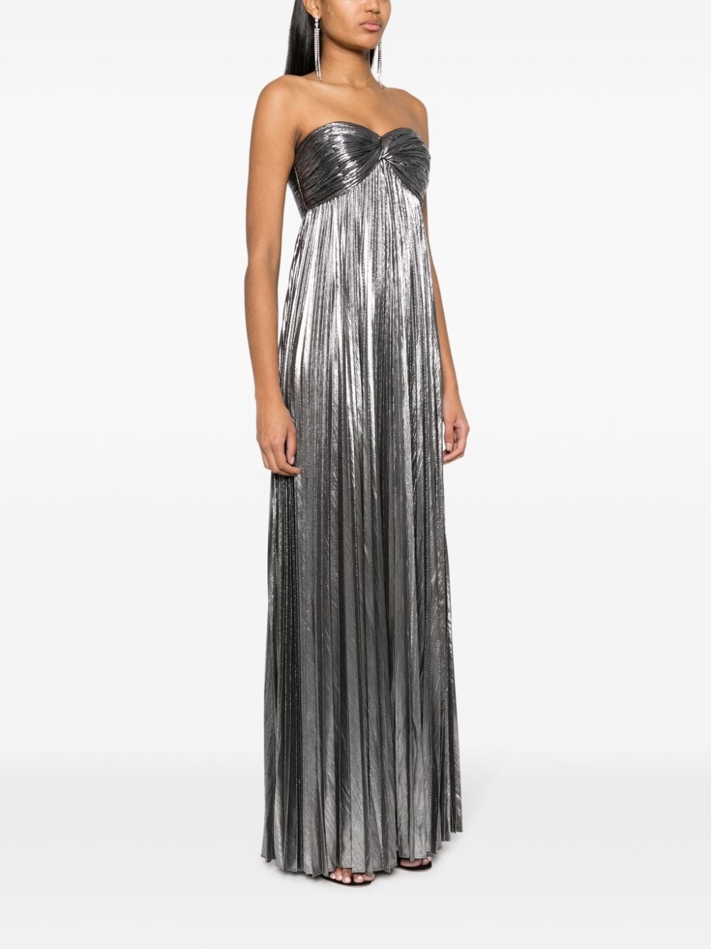 Zoa pleated maxi dress - 3