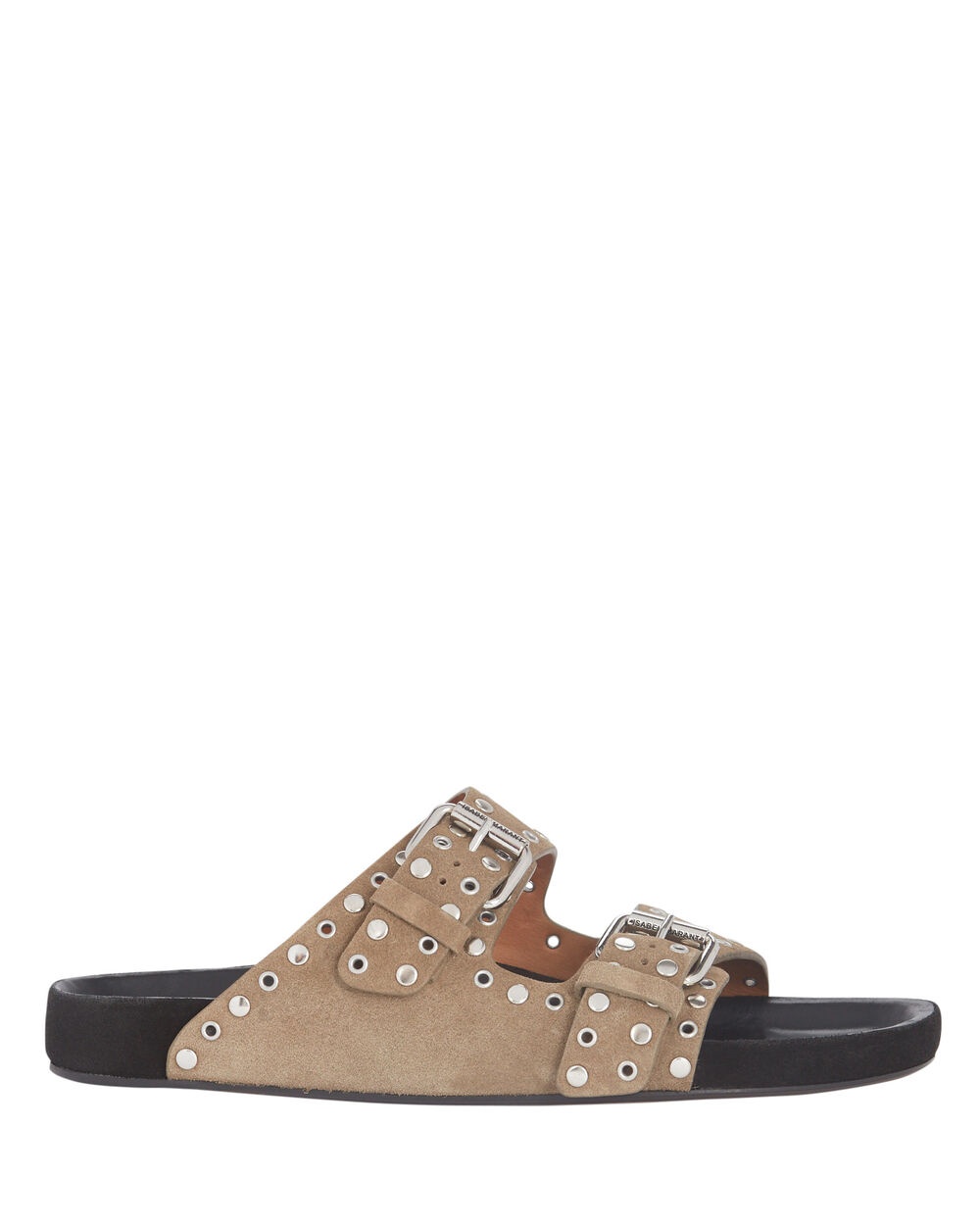 Lennyo Suede Slide Sandals - 1