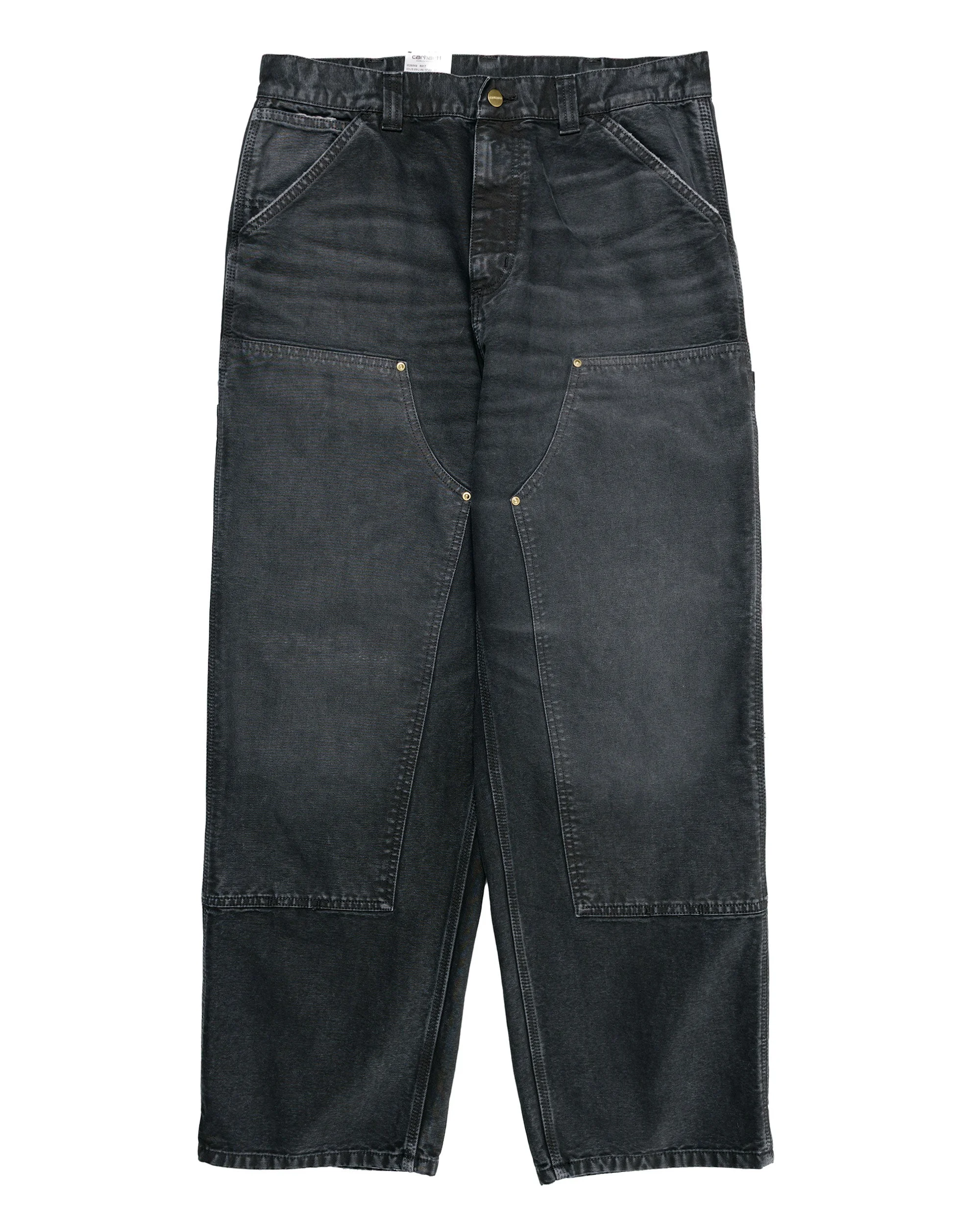 Carhartt W.I.P. OG Double Knee Pant Black Destroy Wash - 1