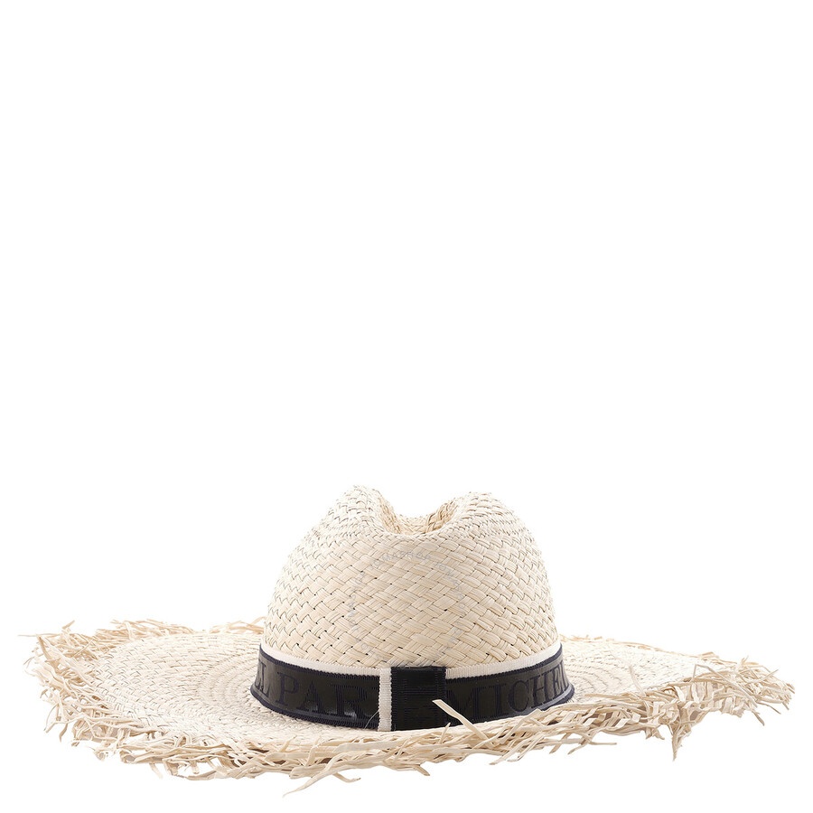 Maison Michel Natural Zango Straw Fedora Hat - 6