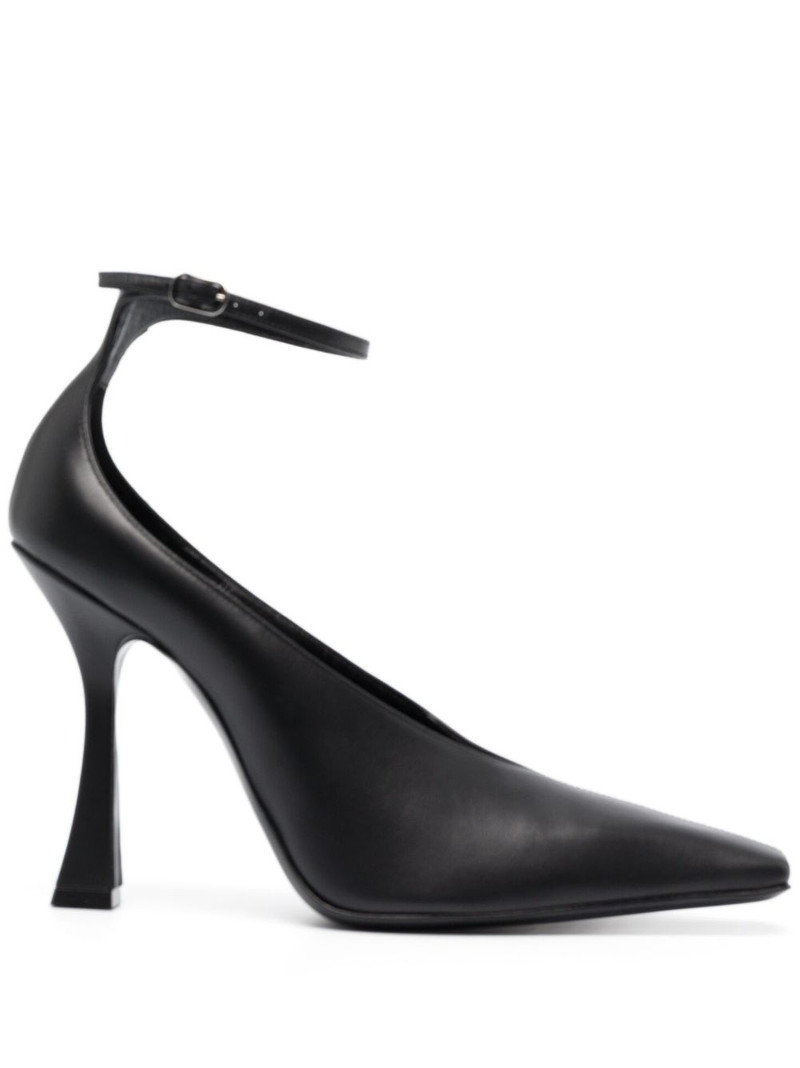 Geraldine 110mm square-toe pumps 1