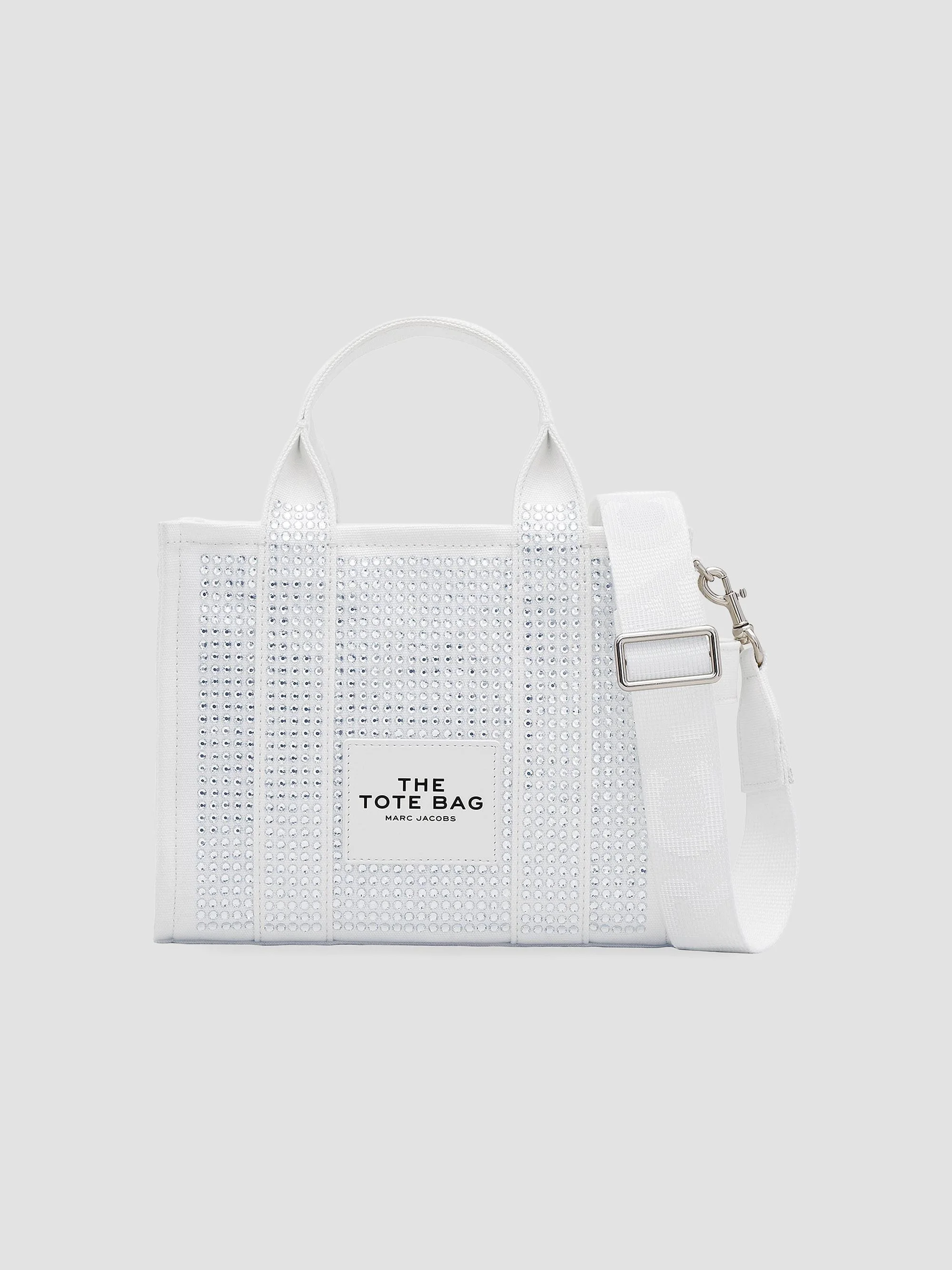 Women's The Crystal Canvas Small Tote Bag - White Crystal - 1