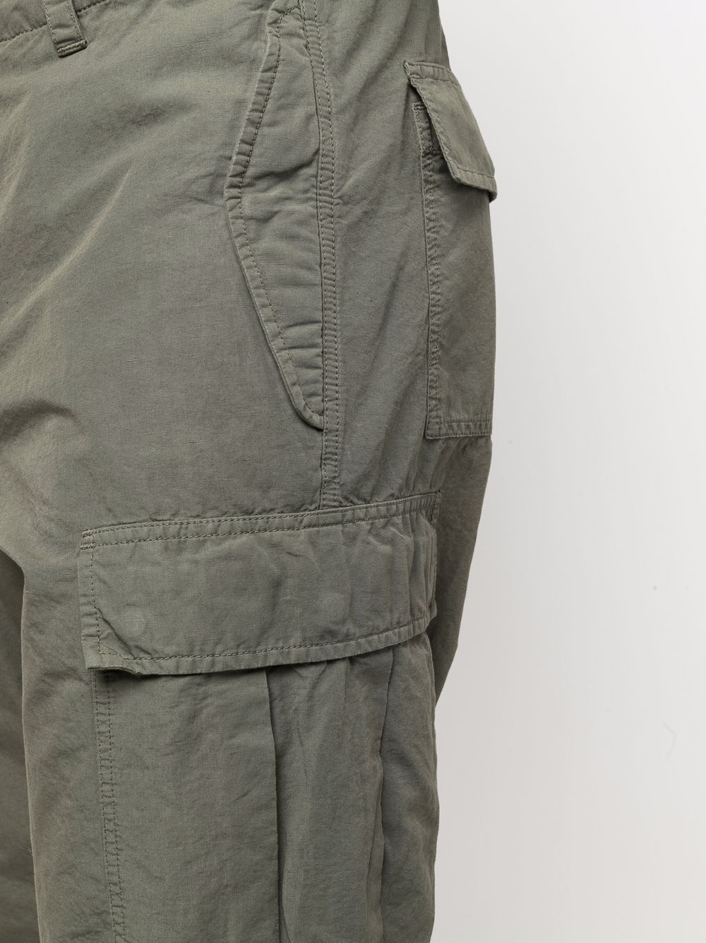 straight-leg cargo trousers - 5