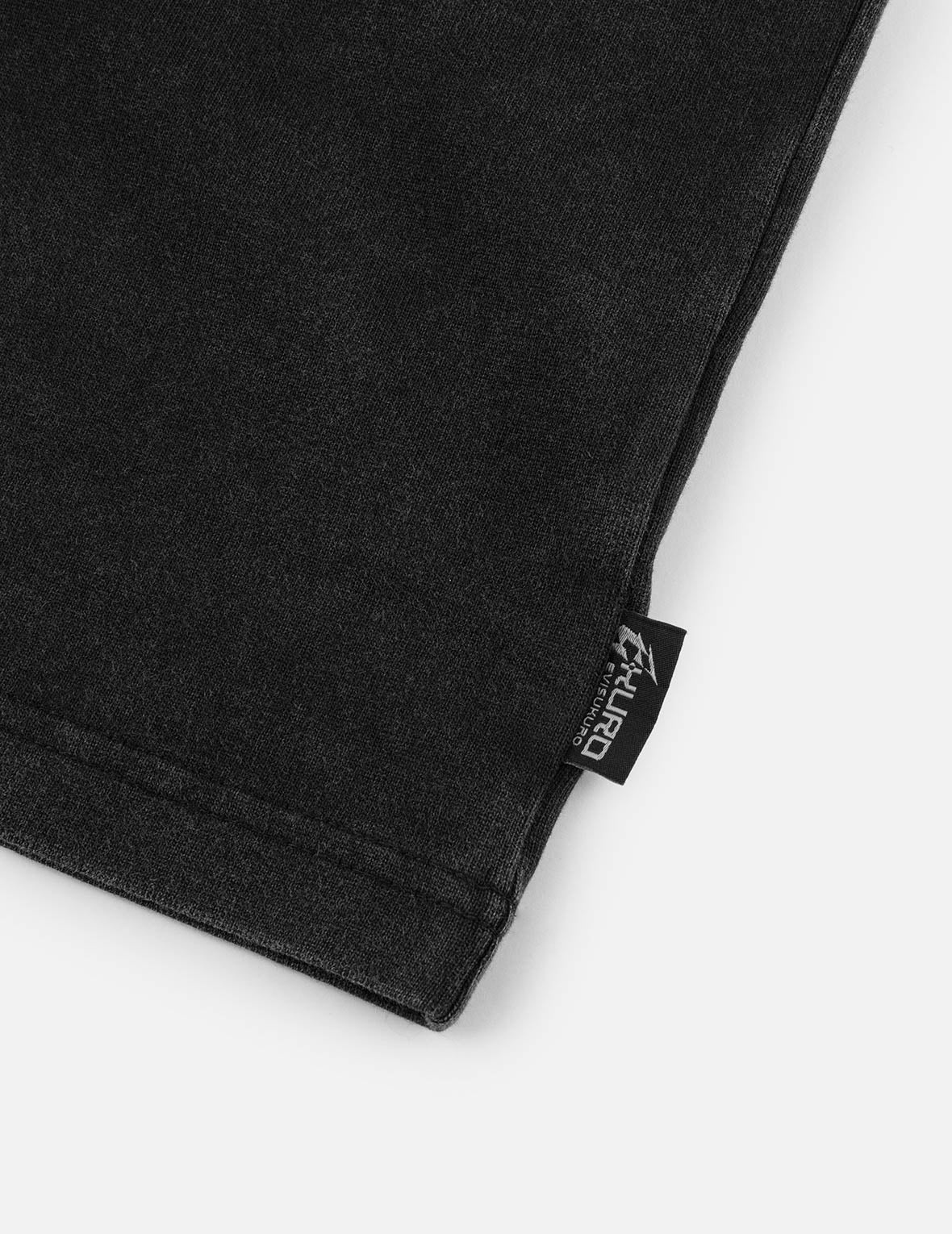EVISUKURO Embroidery Washed Relax Fit T-shirt - 6