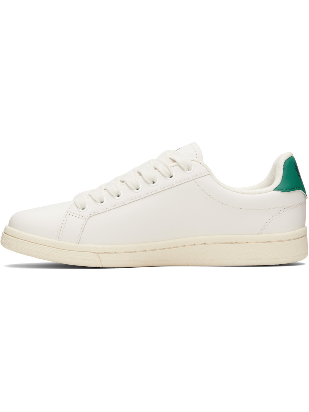 White B721 Leather Tennis Sneakers - 3