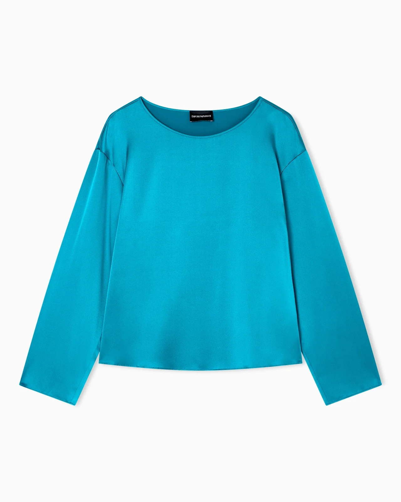 SILK SATIN BLOUSE - 1