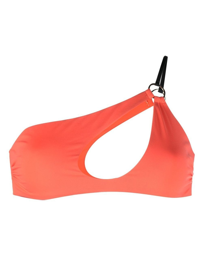 cut-out one-shoulder bikini top 1