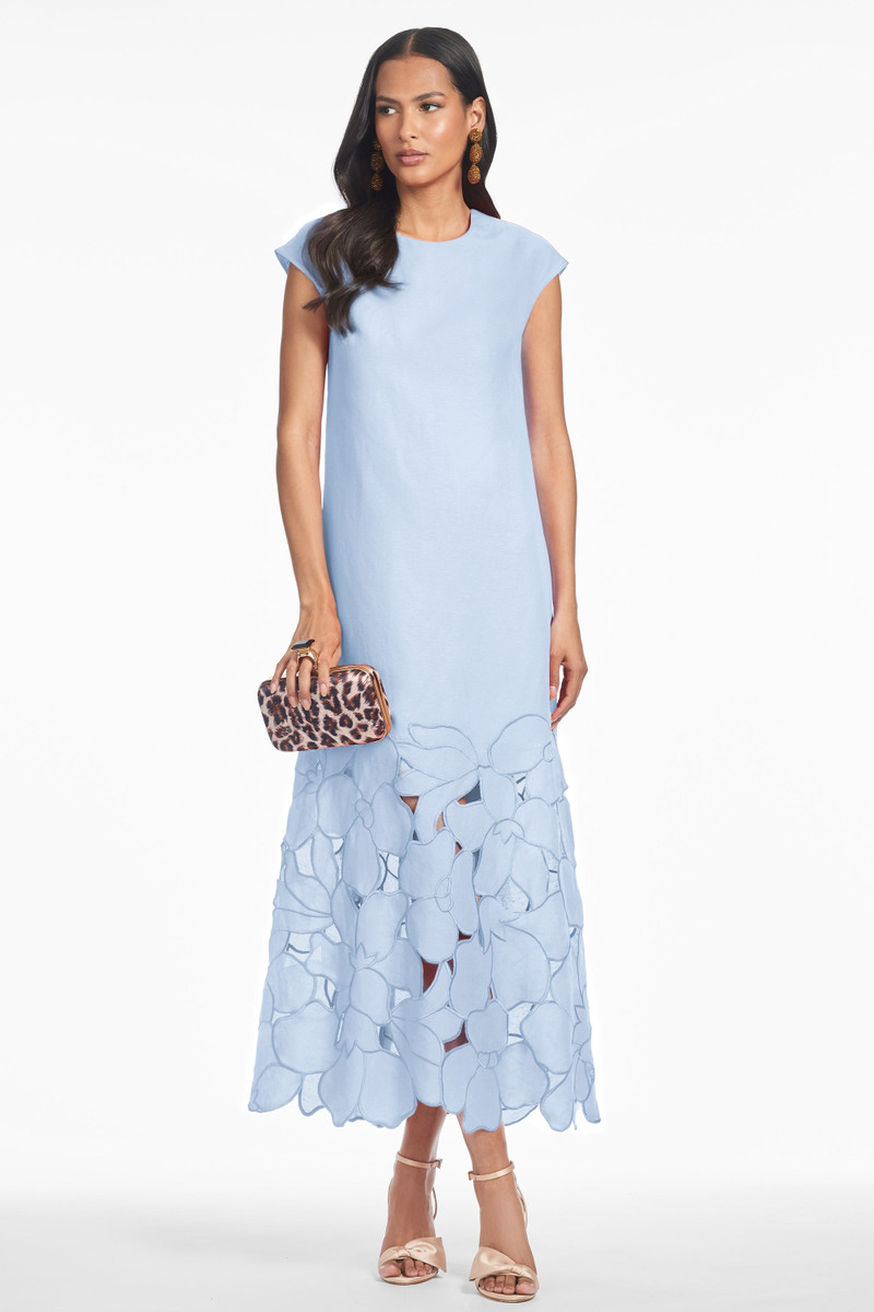 SABETTE DRESS - DELFT BLUE 3