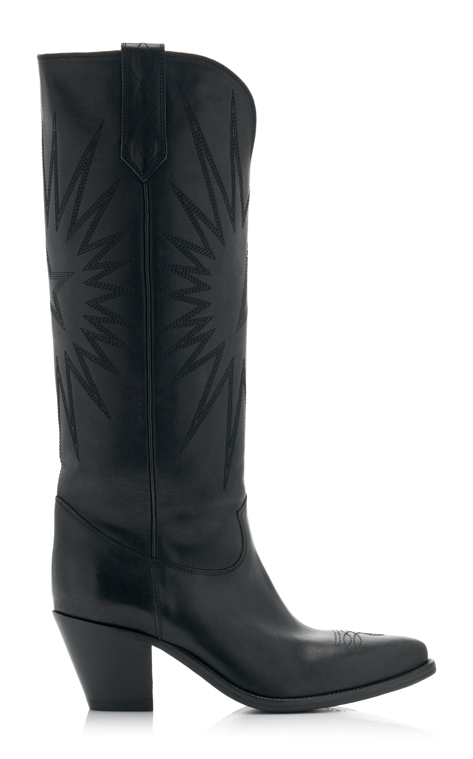 Wish Star Francesca Leather Western Boots black - 1