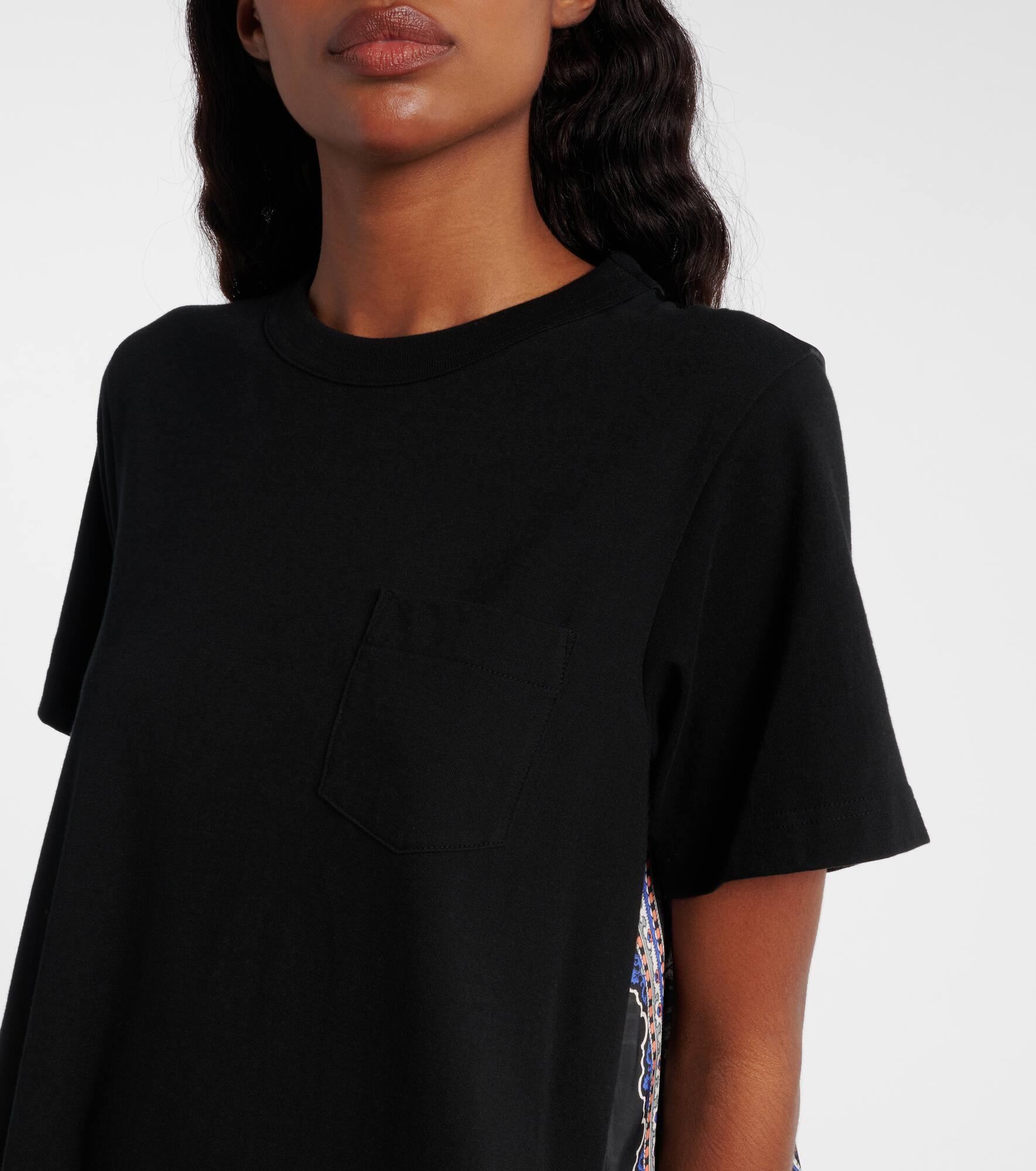 Paisley paneled minidress - 4