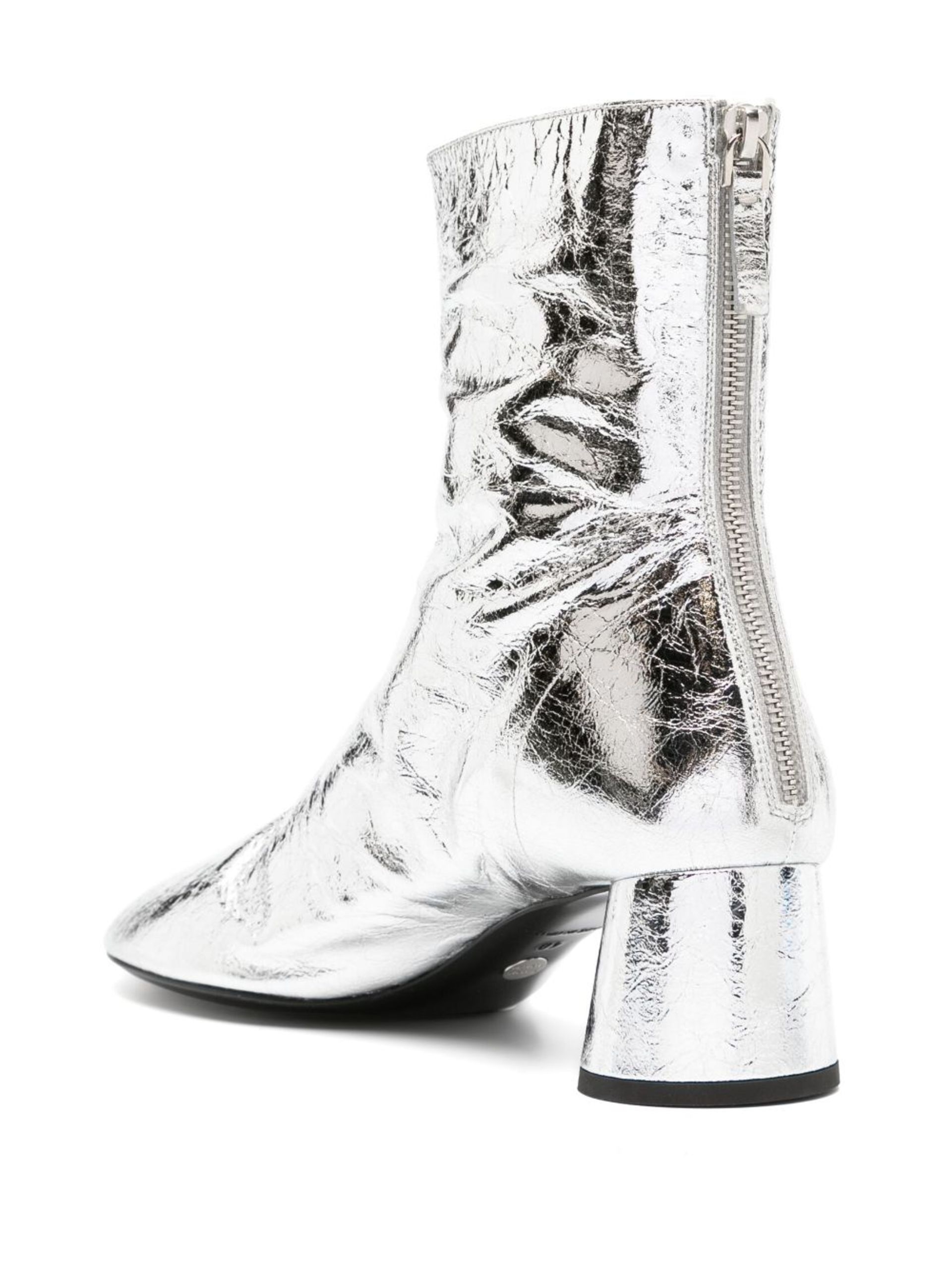 silver Glove 55 leather ankle boots - 3