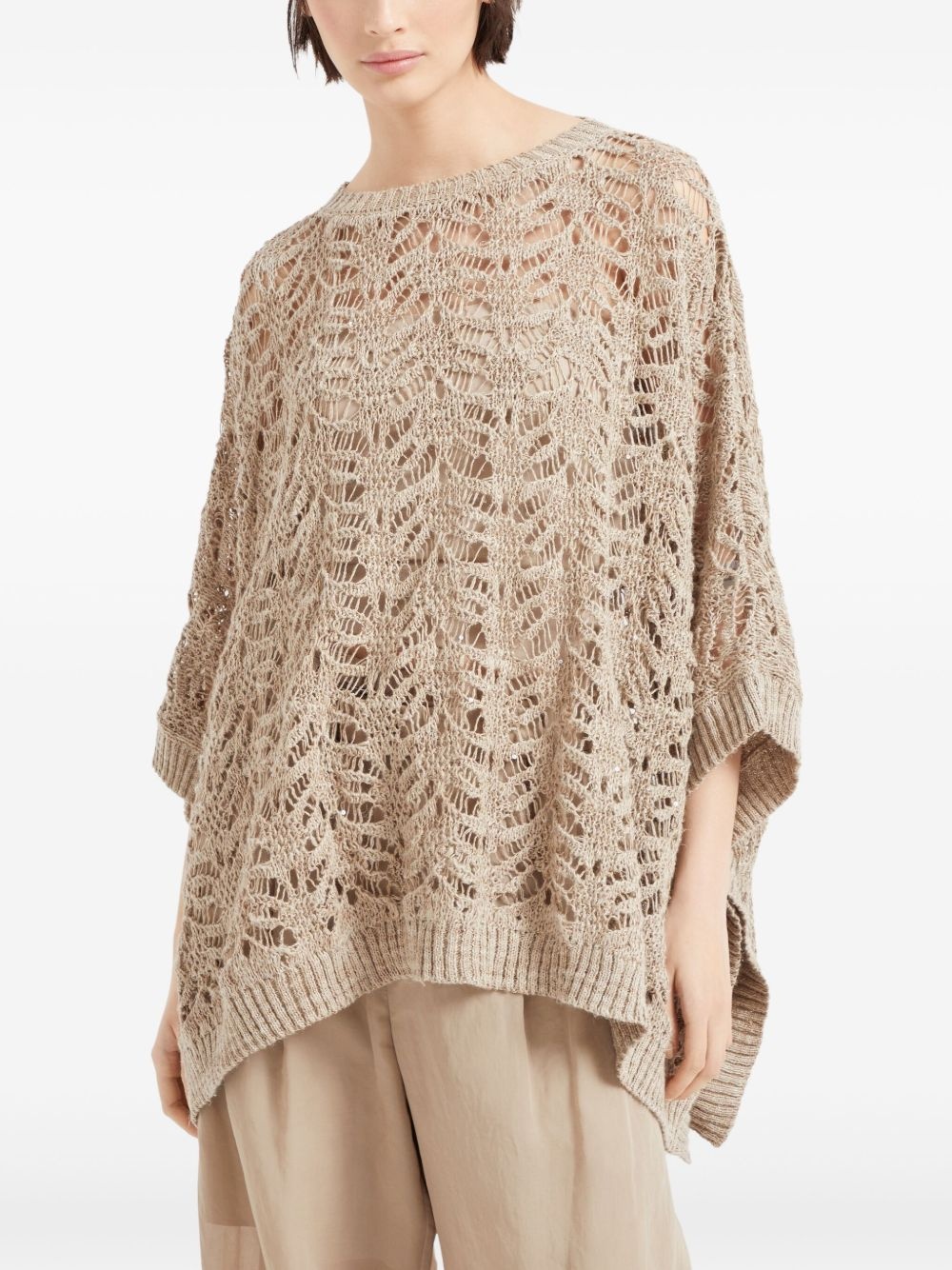 Foliage Lace poncho - 3