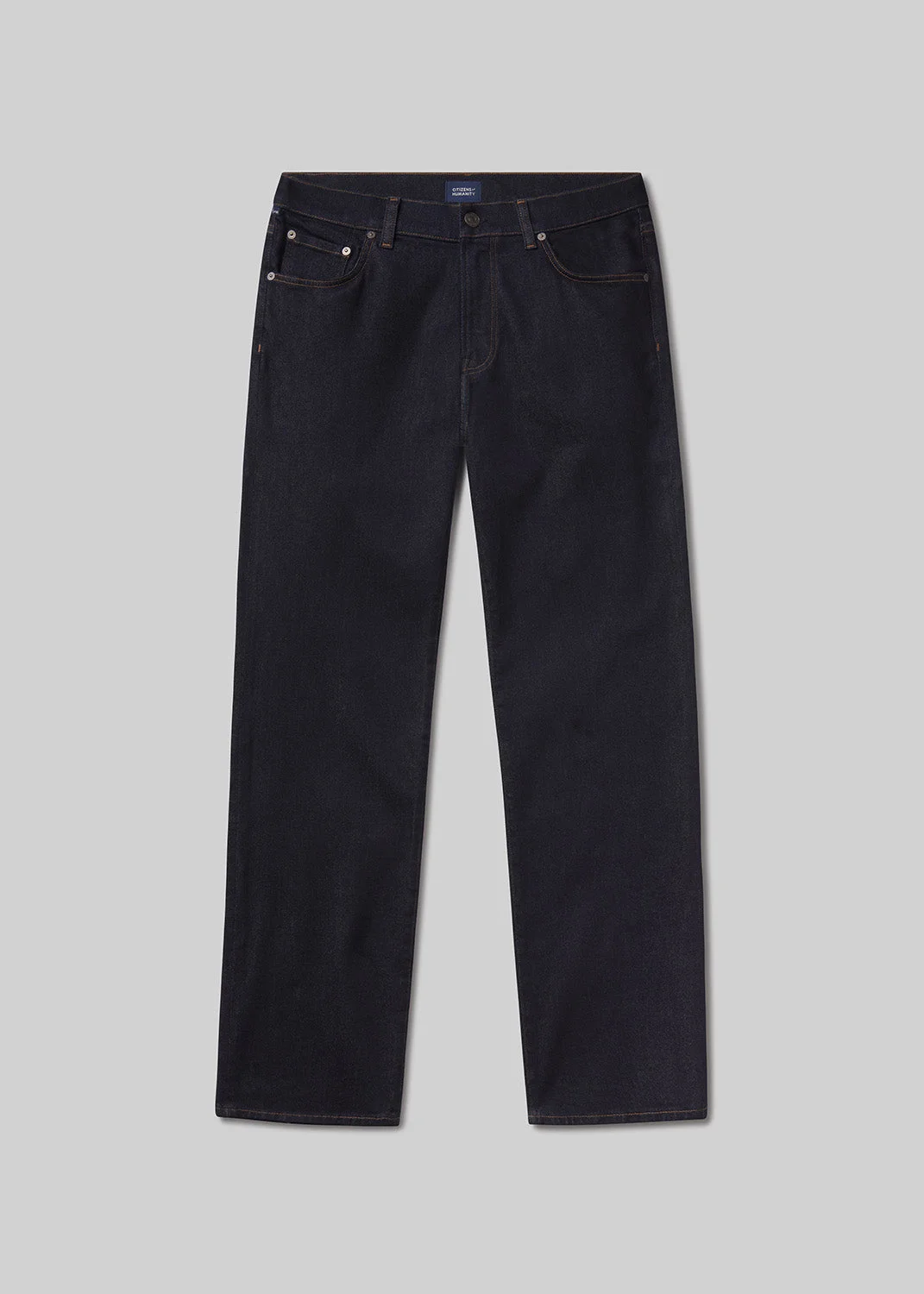 Elijah Straight Cotton Silk In Inky Rinse - 1