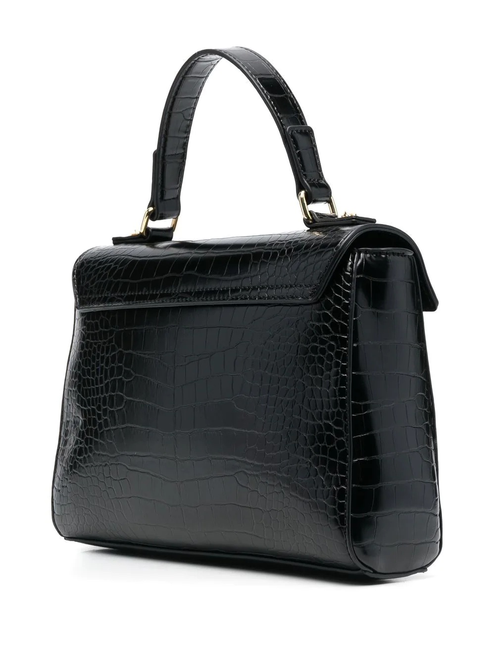 crocodile-embossed tote bag - 3