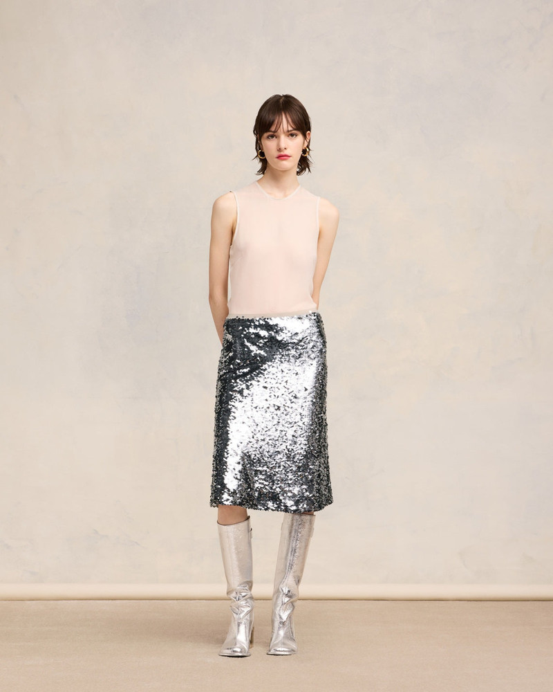 AMI Paris EMBROIDERED SKIRT outlook