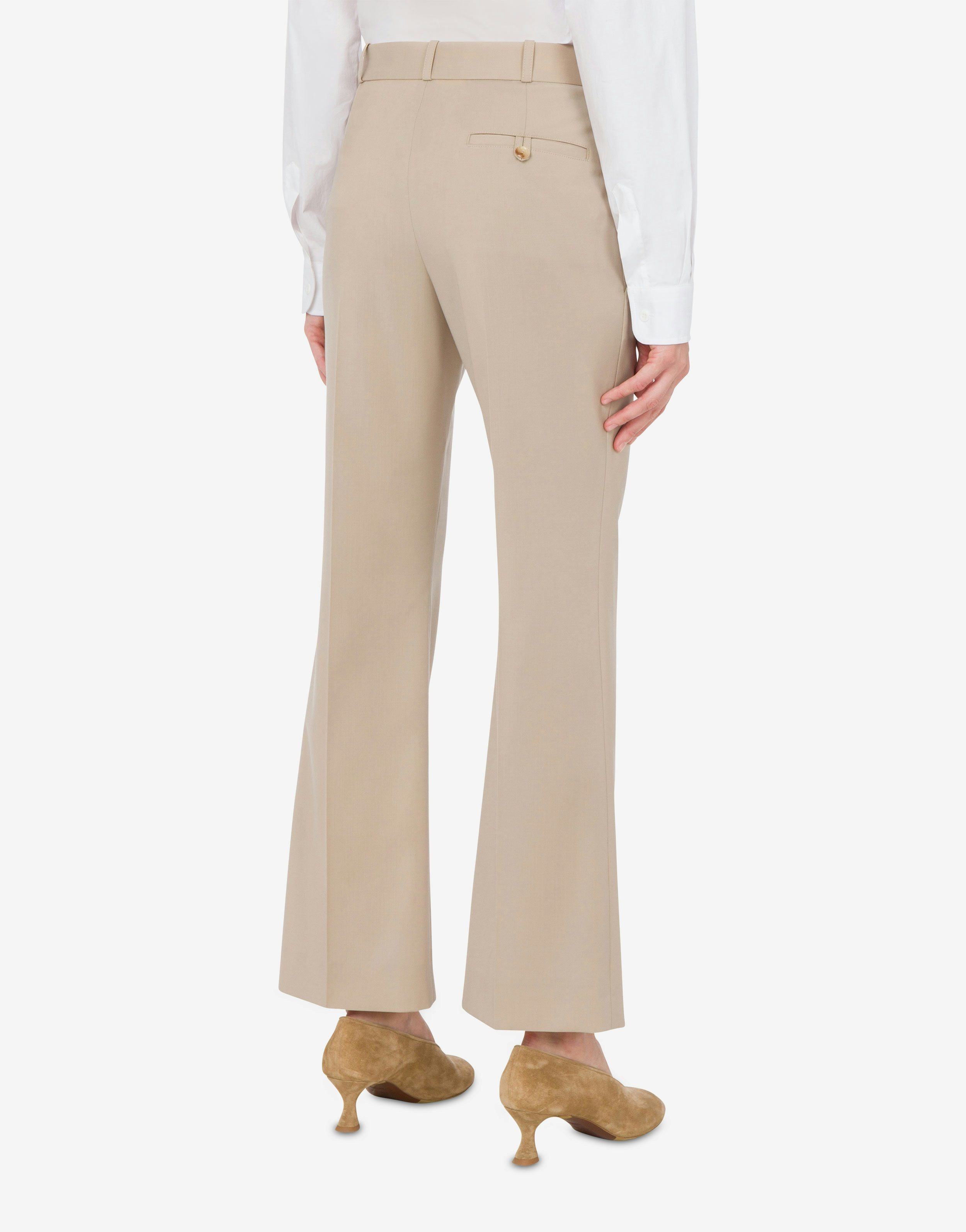 WOOL CANVAS TROUSERS - 3