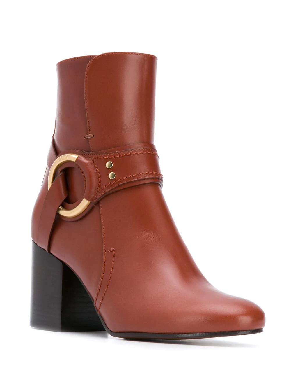 ring detail ankle boots - 2