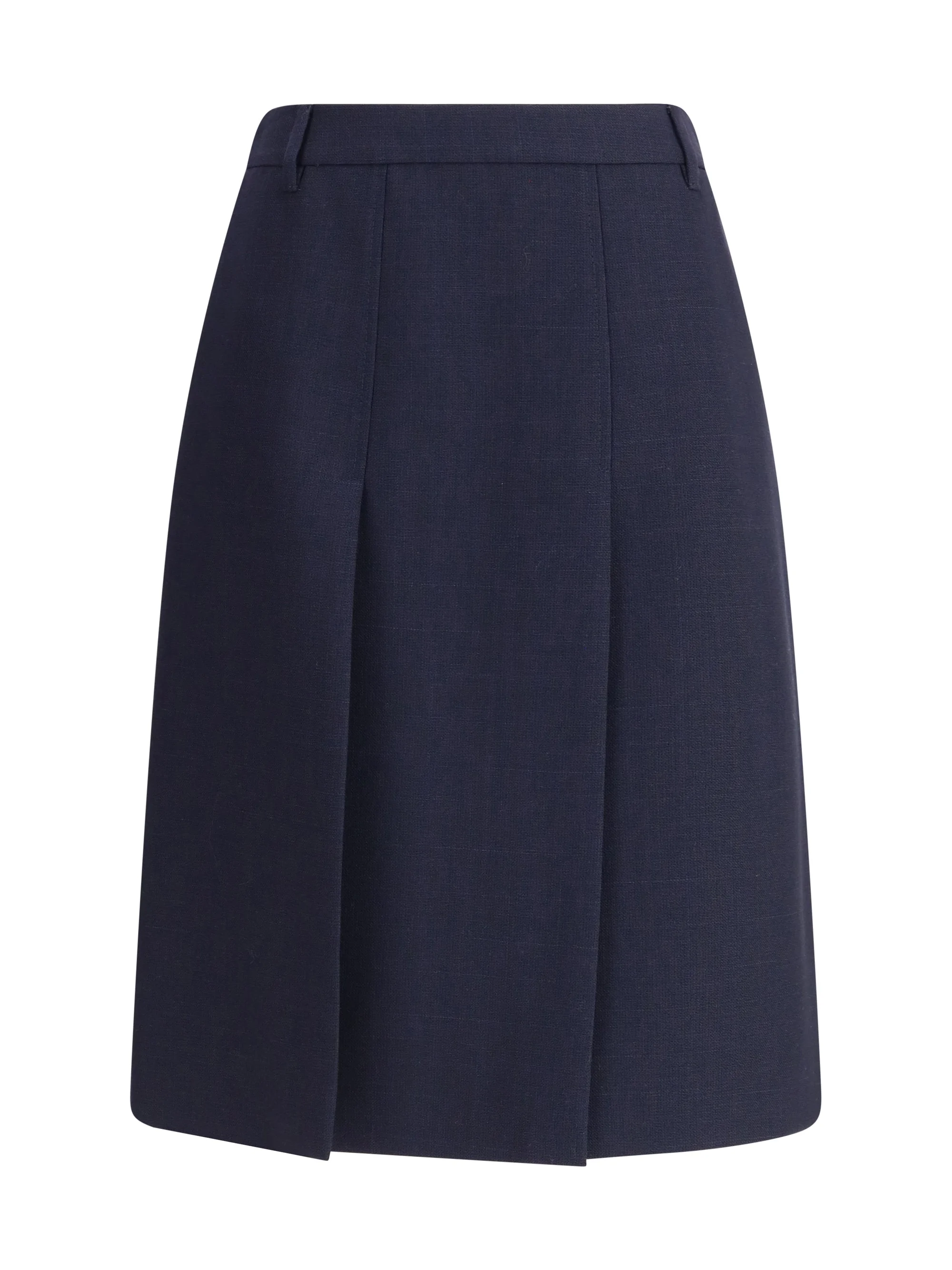 Prada Women Virgin Wool Midi Skirt - 1