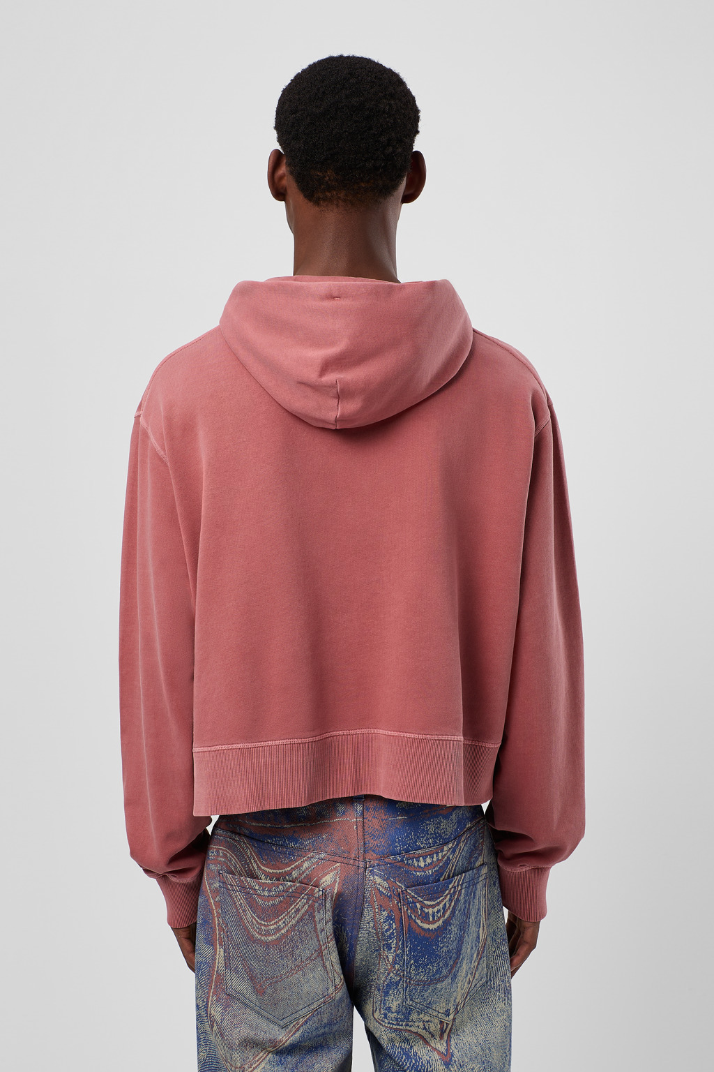 Red Cotton Hoodie - 3