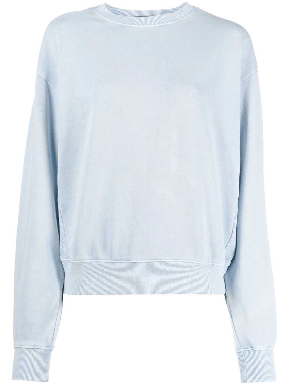 long-sleeved cotton sweatshirt - 1