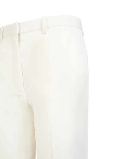 The Row Gandine cotton blend drill crop pants outlook