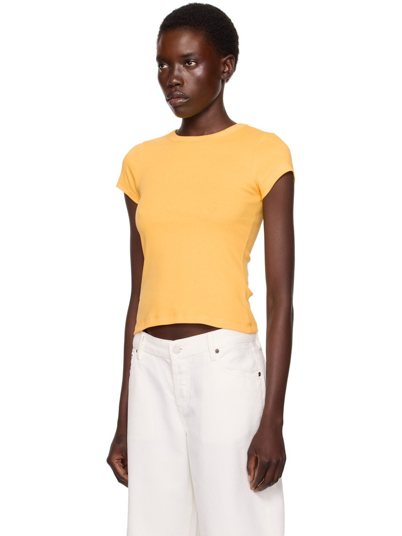 FLORE FLORE SSENSE Exclusive Yellow Car Baby T-shirt outlook