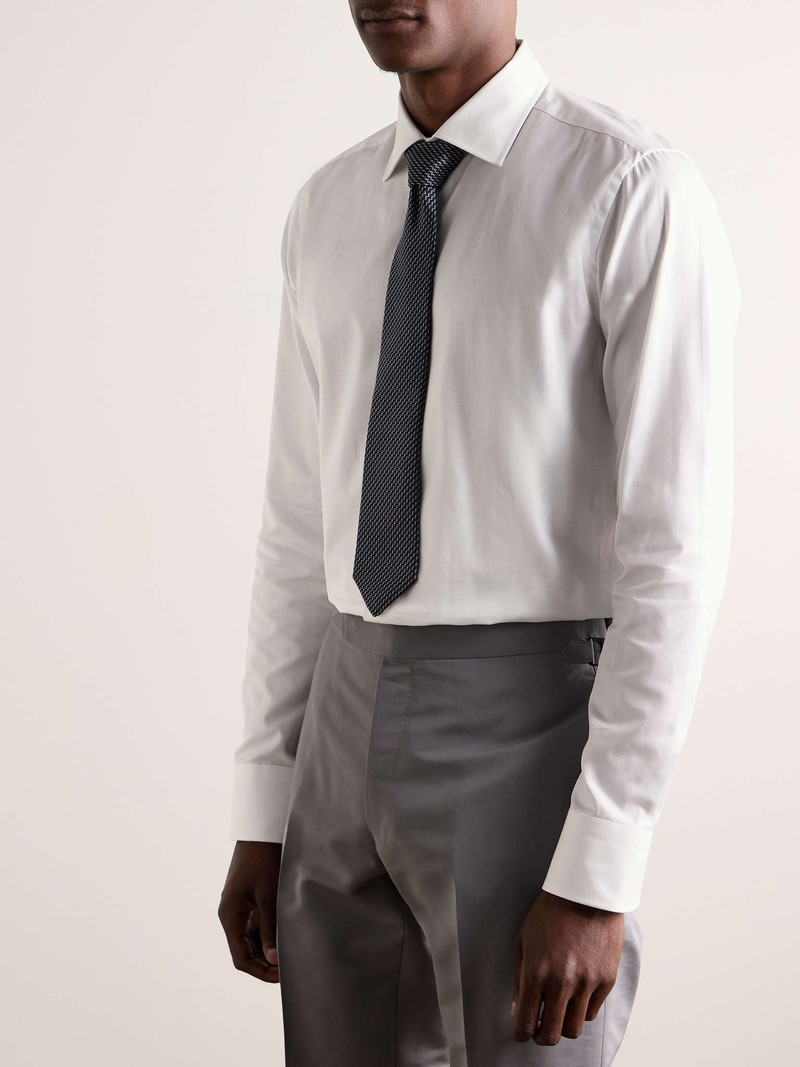 Herringbone Cotton Shirt - 1