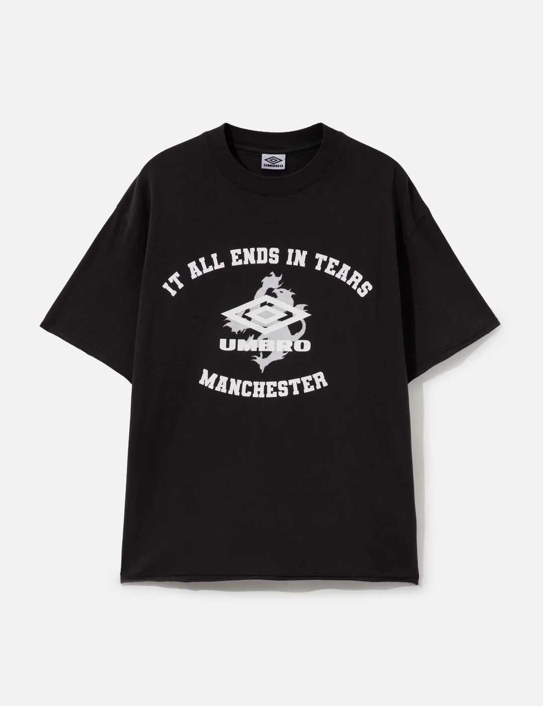 SLAM JAM X UMBRO IT ALL ENDS IN TEARS T-SHIRT - 1