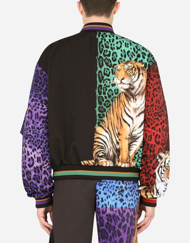 Cordura jacket with tiger print - 2