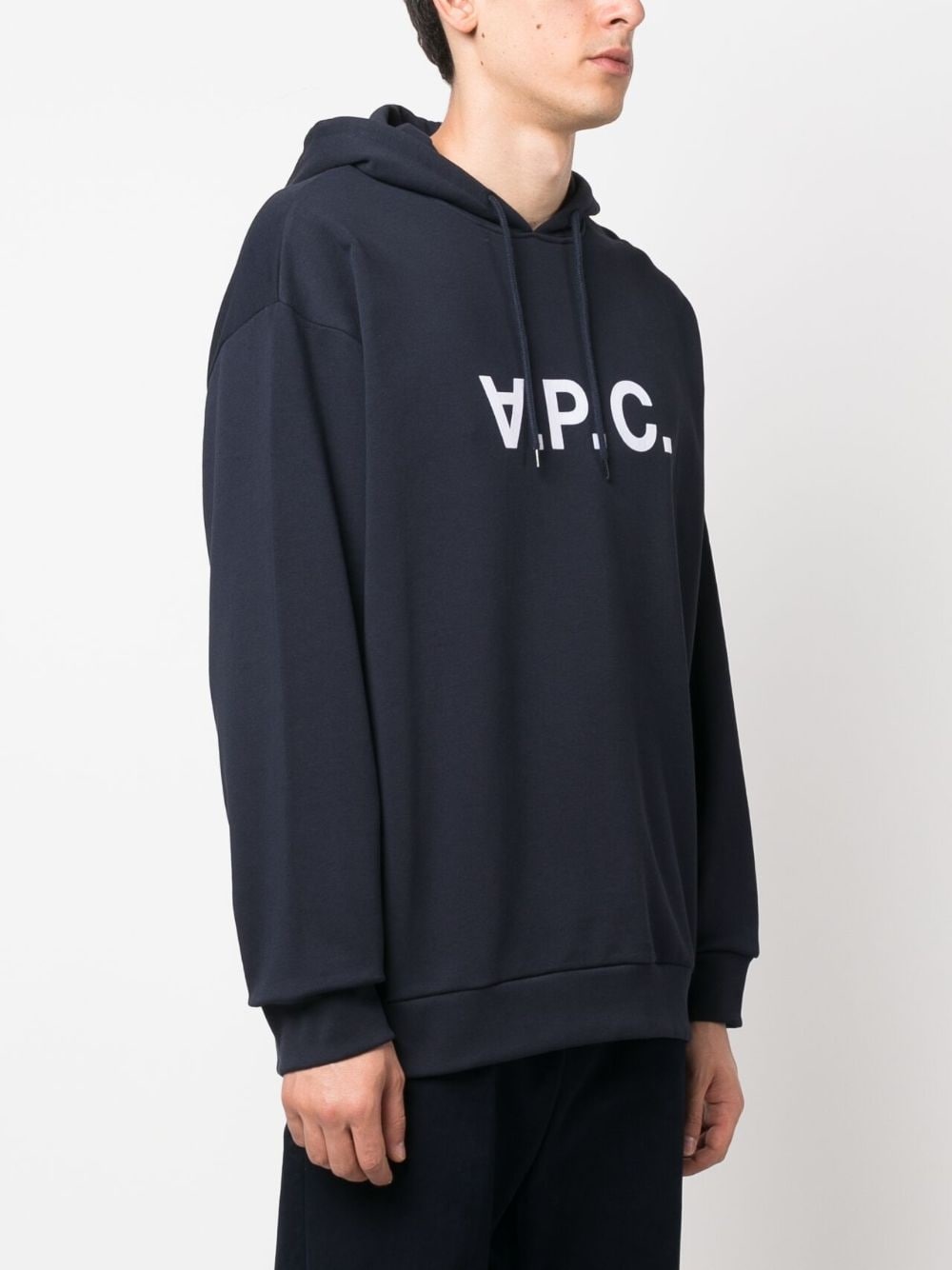 Milo logo-print organic-cotton hoodie - 3
