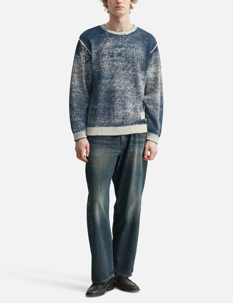 NEIGHBORHOOD PIGMENT BLEED CREWNECK SWEATER outlook